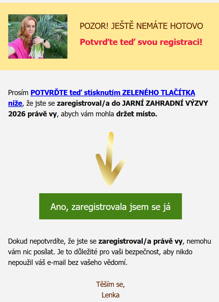 Jarní zahradní výzva - DOI