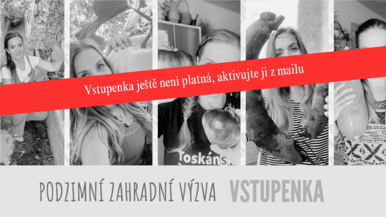 Podzimní zahradní výzva 2026 - vstupenka nepotvrzeno